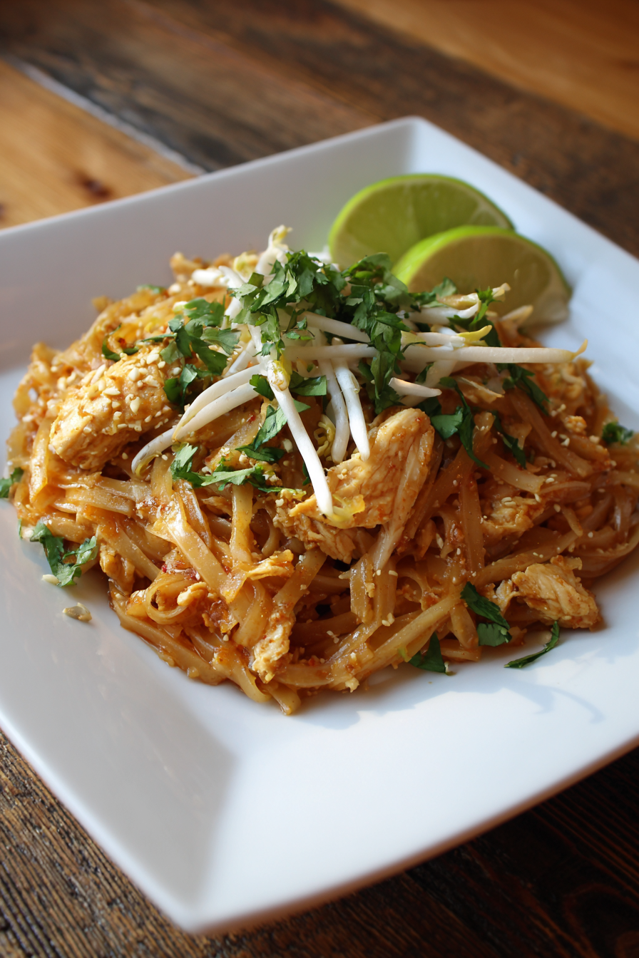 Chicken Pad Thai Recipe finished dish
