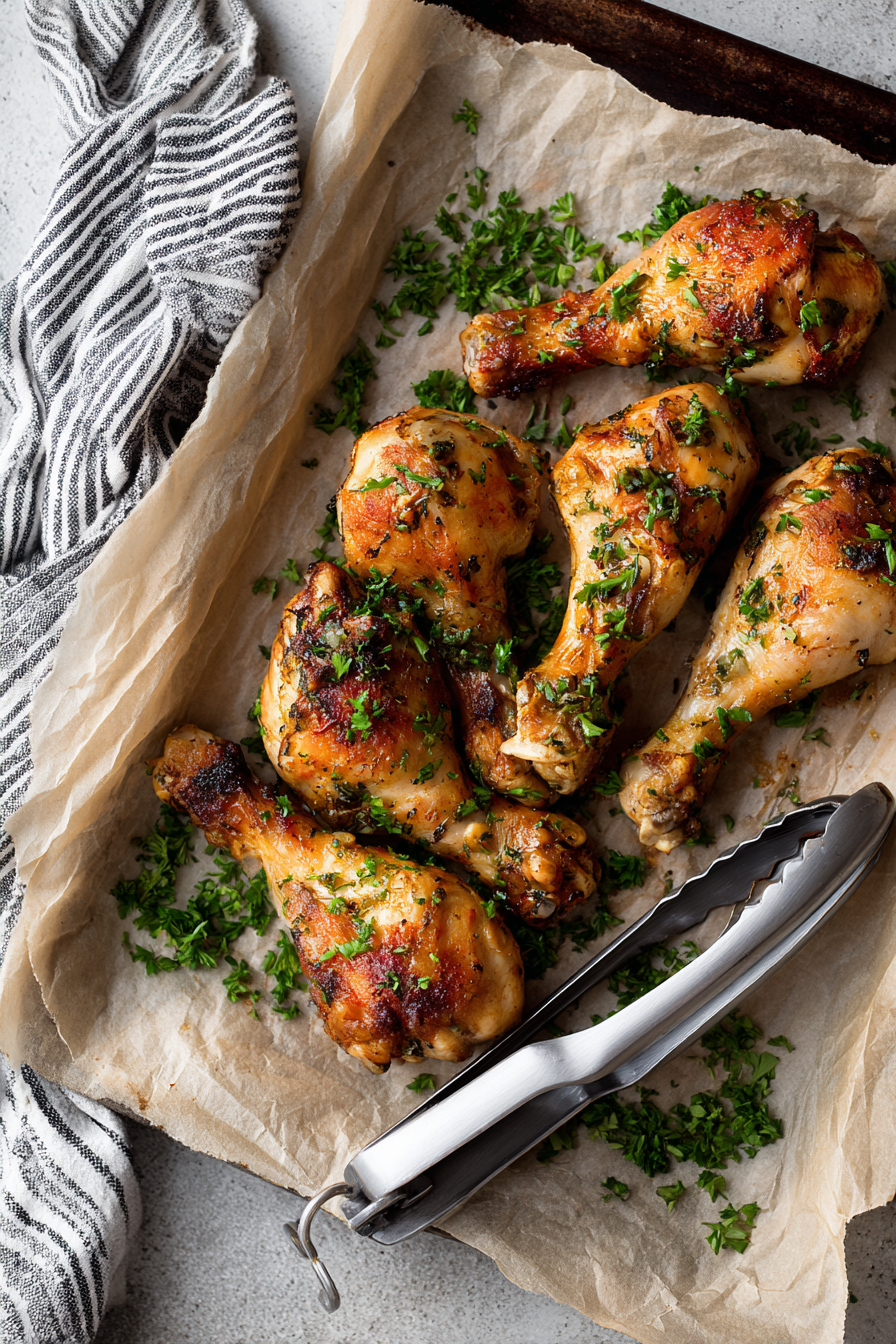 Baked Chicken Drumsticks prep step