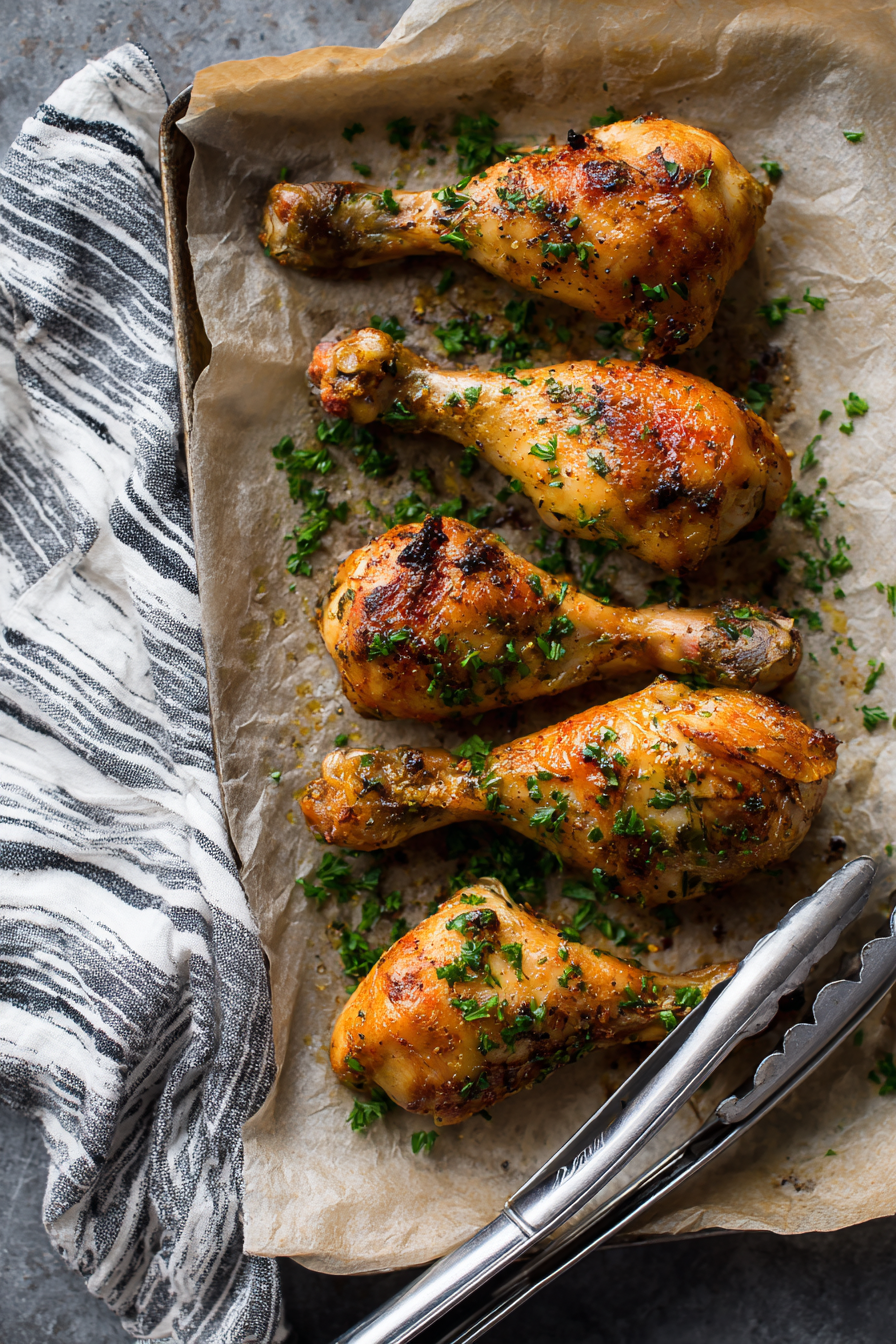 Baked Chicken Drumsticks prep step