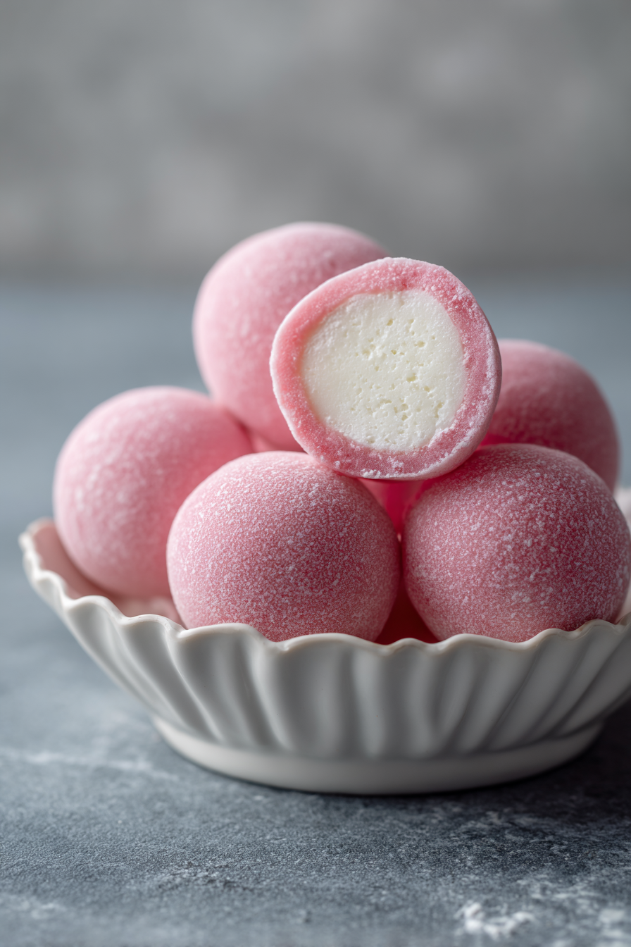 Mochi Ice Cream finished dish