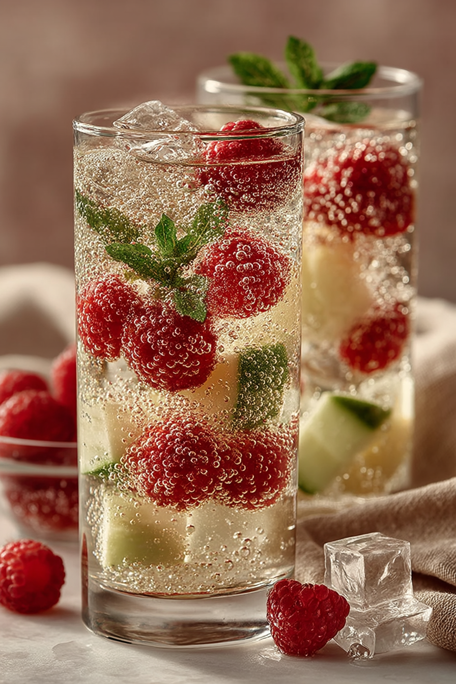 Ice Cube Drinks finished dish