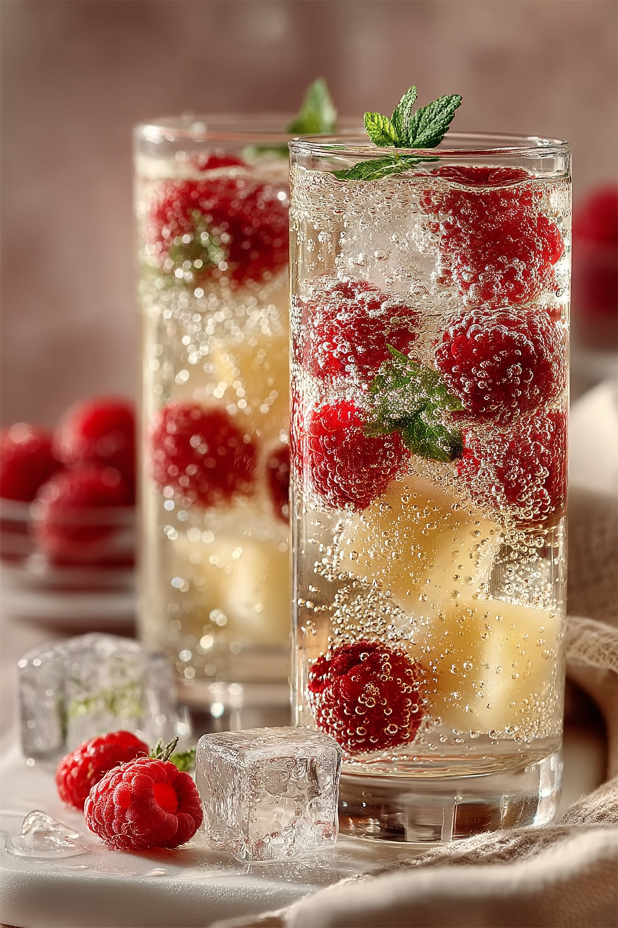 Ice Cube Drinks finished dish